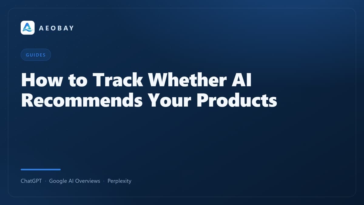 How to Track Your Brand's Visibility in AI Answers